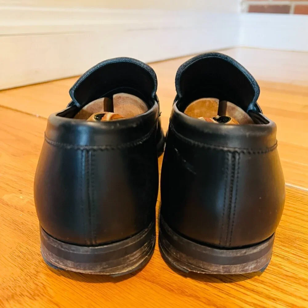 Church's Sears Black Penny Loafers Shoes Mens US 11.5 Includes Shoe Trees